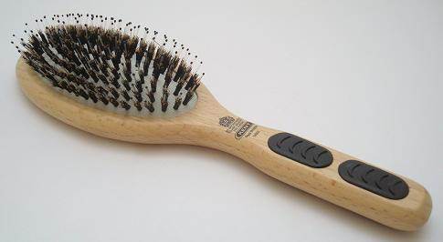 Kent PF01 Bristle/nylon hairbrush, large