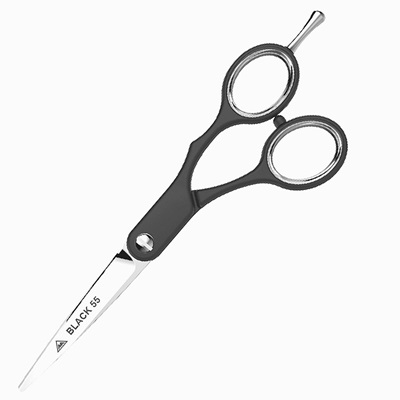 Ama Silhouette Black Hairdressing scissors