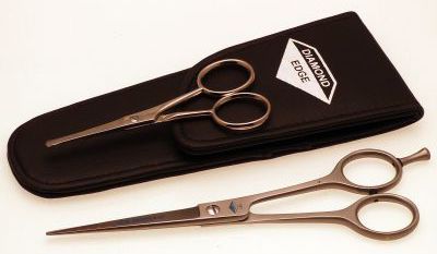 Diamond Satin Safety scissors set with pouch