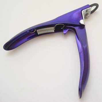 Resco standard guillotine nail clippers, purple handles