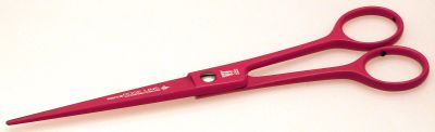 Roseline 82075-M 7 1/2" Pink trimming scissors