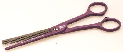 Roseline 82193-P purple thinning scissors