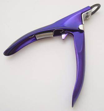 Resco jumbo guillotine nail clippers, purple handles
