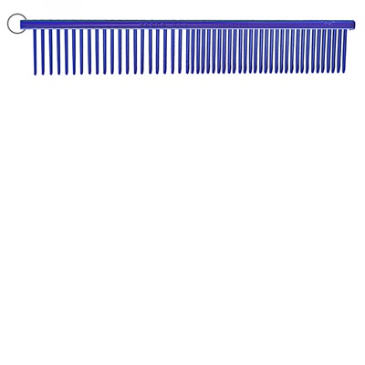 Resco Combination comb, 1" long teeth, Electric blue