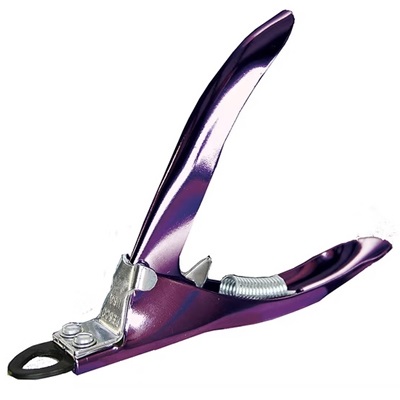 Resco jumbo guillotine nail clippers, purple handles