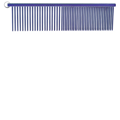 Resco Combination comb, 1 1/2" long teeth, Electric blue
